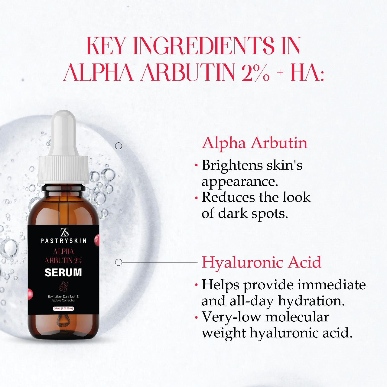 Glow Booster Combo - Skin Brightening & Dark Spot Removal Duo | ZS PastrySkin Niacinamide + Alpha Arbutin Face Serums (2-in-1 Skincare Set)