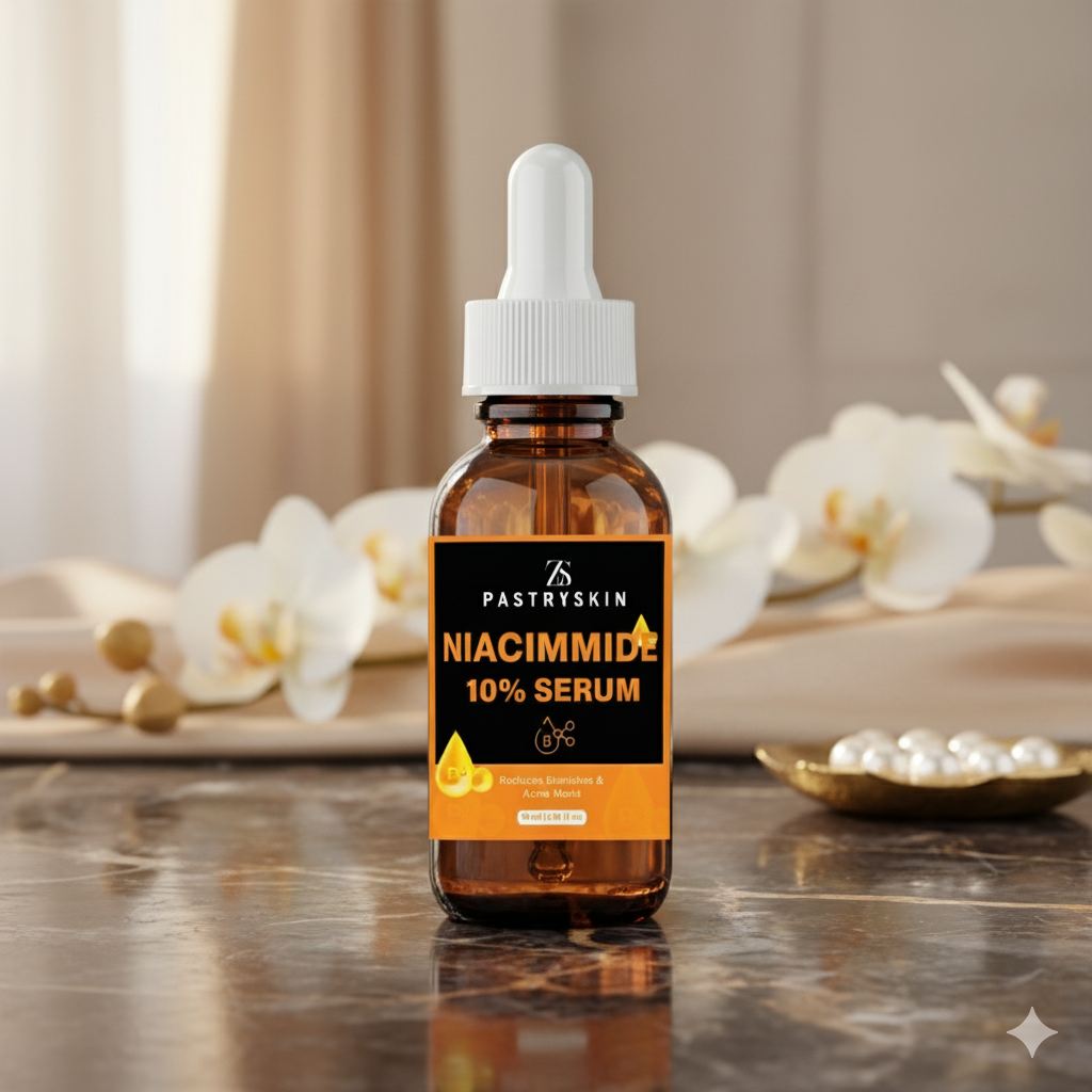 ZS PastrySkin Niacinamide 10% Serum for Men & Women – Brighten Skin, Reduce Dark Spots & Acne Marks, Unisex Skincare