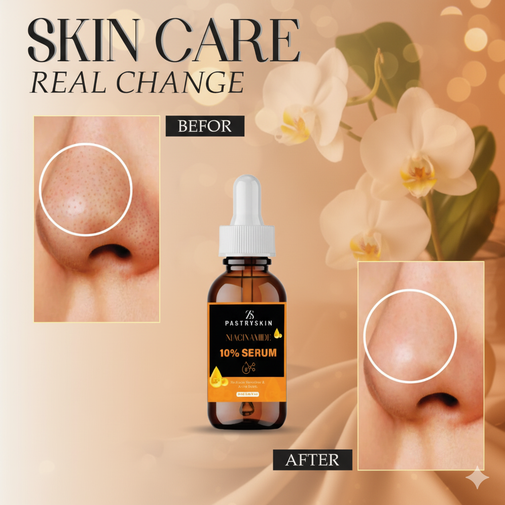 ZS PastrySkin Niacinamide 10% Serum for Men & Women – Brighten Skin, Reduce Dark Spots & Acne Marks, Unisex Skincare