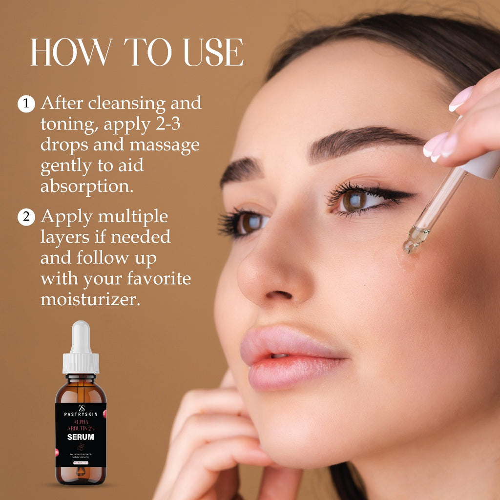 ZS PastrySkin - Alpha Arbutin 2% Serum – Brightening & Advanced Dark Spot Corrector  Even Skin Tone, Unisex Skincare